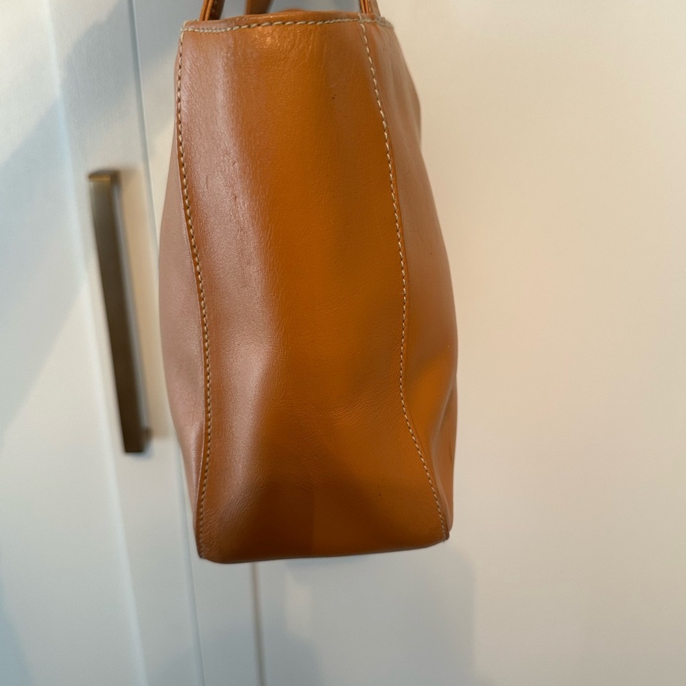 Banana Republic Tan Leather Tote Bag - Picture 4 of 11
